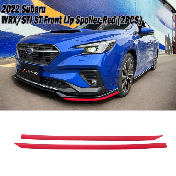 STI Style Front Lip Extension / Under Spoiler Add-On for Subaru WRX VB Sedan / VN
